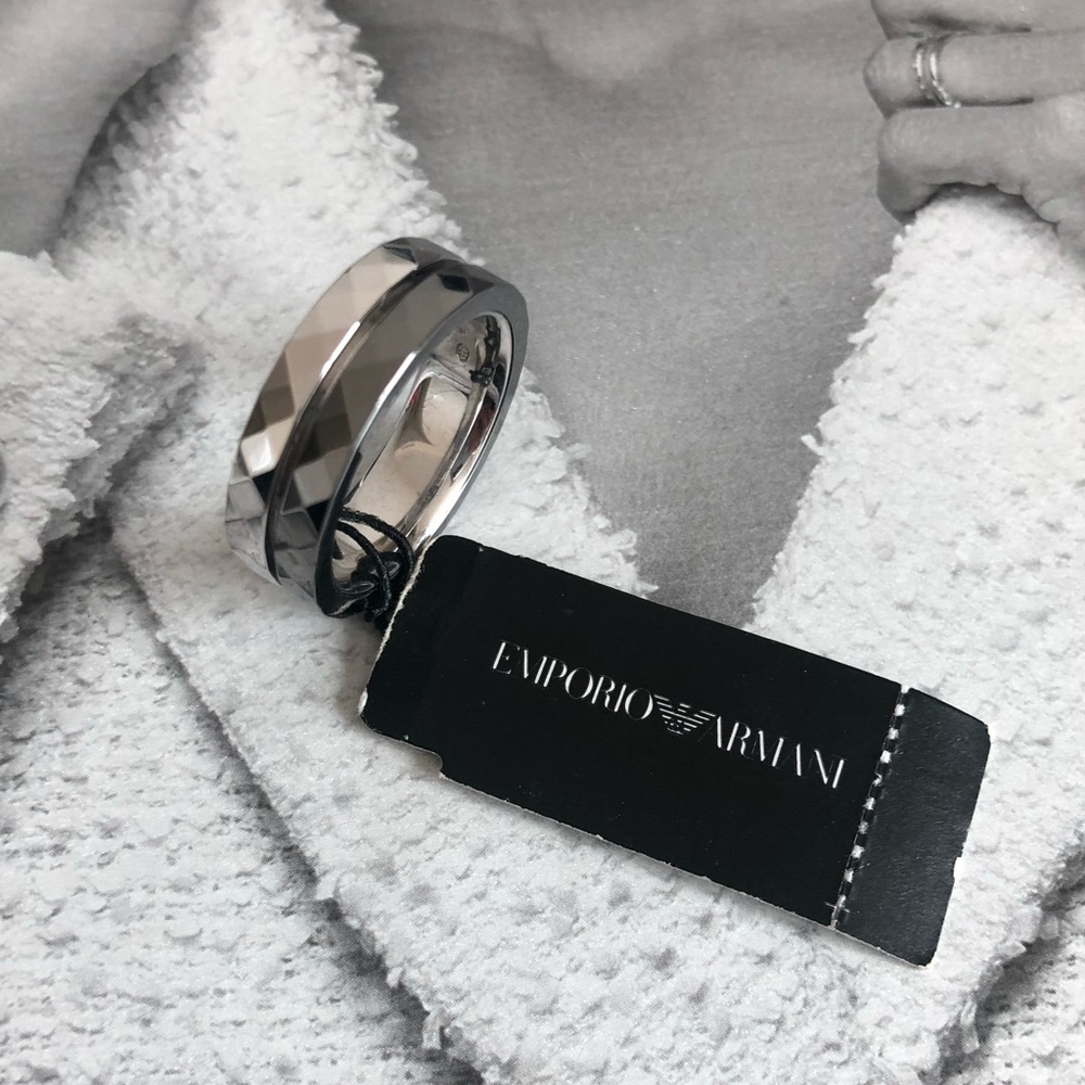 Emporio Armani Sterling Silver Ring